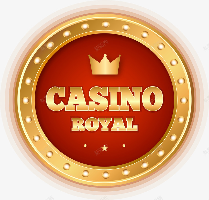 发光金色霓虹徽章png免抠素材_新图网 https://ixintu.com 矢量png 赌场 赌场徽章 金色徽章 霓虹徽章 霓虹效果