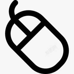 通用数字鼠标外形图标高清图片