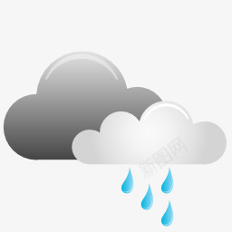 天气阵雨散milky20icons图标png_新图网 https://ixintu.com scattered showers weather 天气 散 阵雨