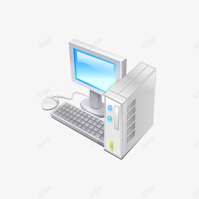 电脑设备png免抠素材_新图网 https://ixintu.com 主机 显示器 电脑 电脑设备 鼠标