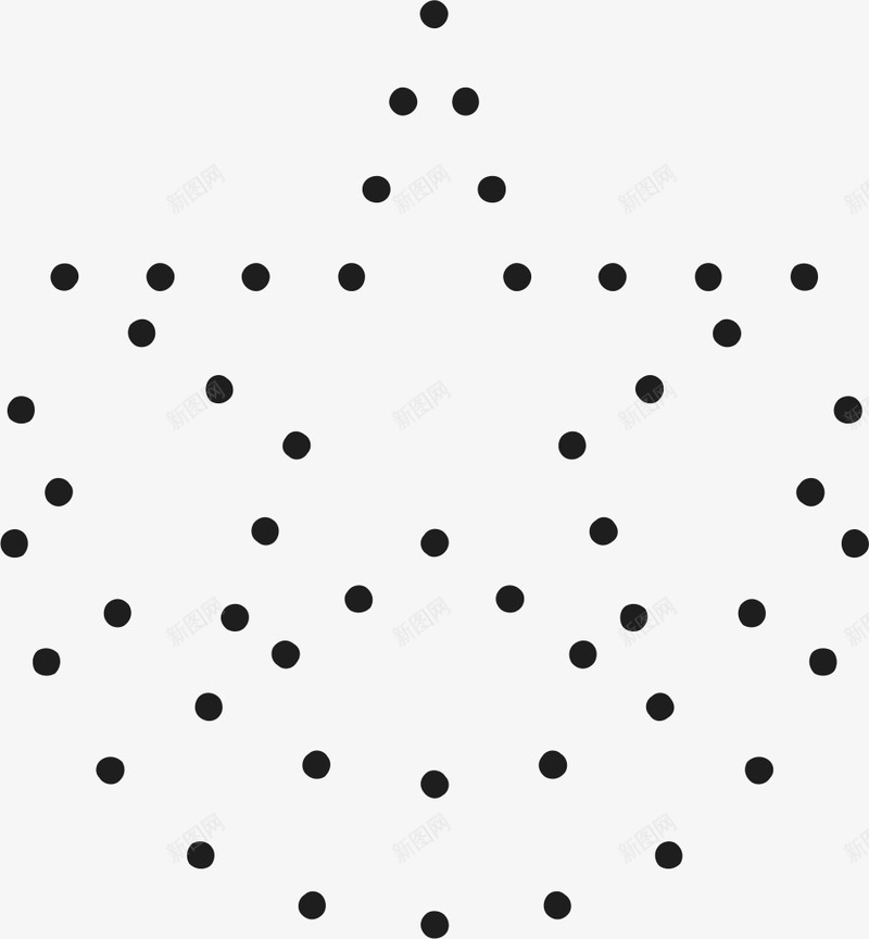 点线面构图底纹角花图标png_新图网 https://ixintu.com 平面构图 底纹 点线面构成图 角花 造型