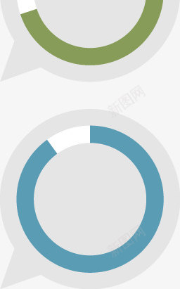 PPT气泡环形图图标png_新图网 https://ixintu.com PPT设计 彩色图标 气泡环形图