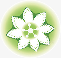 绿色简约清新花朵造型png免抠素材_新图网 https://ixintu.com 清新 简约 绿色 花朵 造型