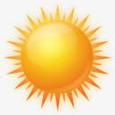 太阳阳光明媚的天气iconslandweather图标图标
