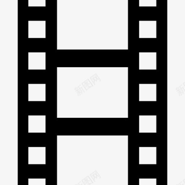电影胶片或视频图标图标