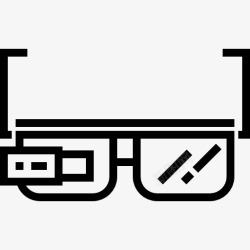 电器数字素材谷歌眼镜图标高清图片