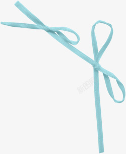 蓝色的绳带浅蓝色绳子高清图片