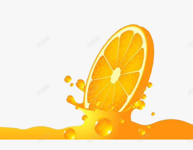 水果图案PPT装饰png免抠素材_新图网 https://ixintu.com PPT装饰元素透明PNG素材 多边形 橘黄色 橙汁 水果片免费PNG下载