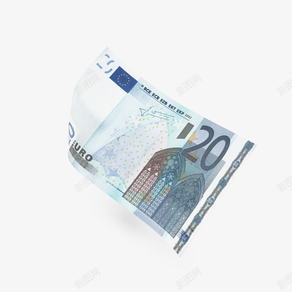 漂浮的20欧元纸币png免抠素材_新图网 https://ixintu.com 21欧元 漂浮的 纸币 货币