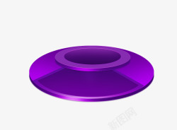 紫色产品底座素材