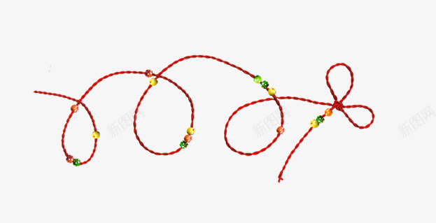 绳子红色绳子喜庆绳子装饰png免抠素材_新图网 https://ixintu.com 喜庆 红色 绳子 装饰