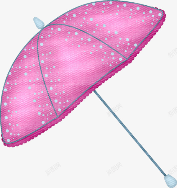 手绘粉色雨伞png免抠素材_新图网 https://ixintu.com 卡通雨伞 手绘雨伞 粉色雨伞 雨伞免抠素材