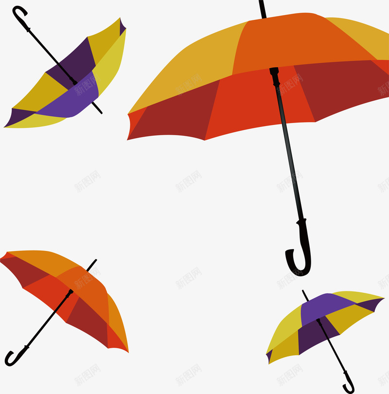 空中的雨伞png免抠素材_新图网 https://ixintu.com 彩色雨伞 条纹雨伞 矢量png 空中雨伞 雨伞 雨伞花纹