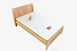 成人椰棕床垫单人床上的床垫高清图片