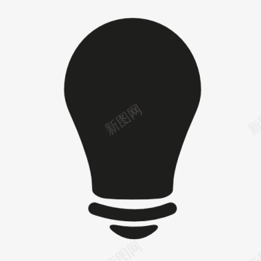 灯泡icon图标图标