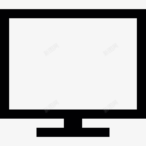 电视图标png_新图网 https://ixintu.com 大众媒介 工具和用具 电脑 电视 监控屏幕