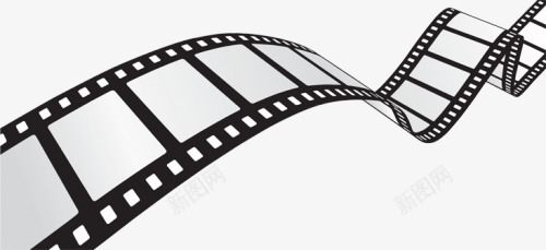 飘逸的电影胶片png免抠素材_新图网 https://ixintu.com 电影 胶片 飘逸