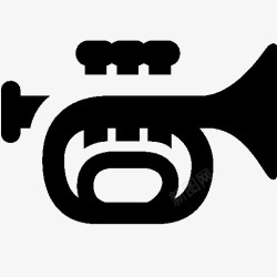 trumpet音乐喇叭图标高清图片