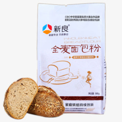 面包用小麦粉全麦面包粉高清图片