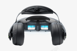 虚拟现实耳机耳机和VR眼镜高清图片