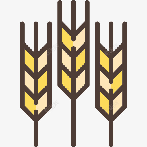 小麦图标png_新图网 https://ixintu.com 小麦 小麦植株 自然 谷物 食品