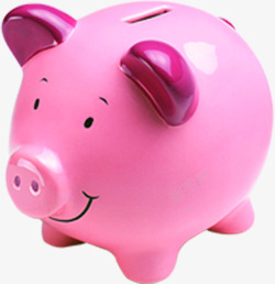 粉色小猪存钱灌素材