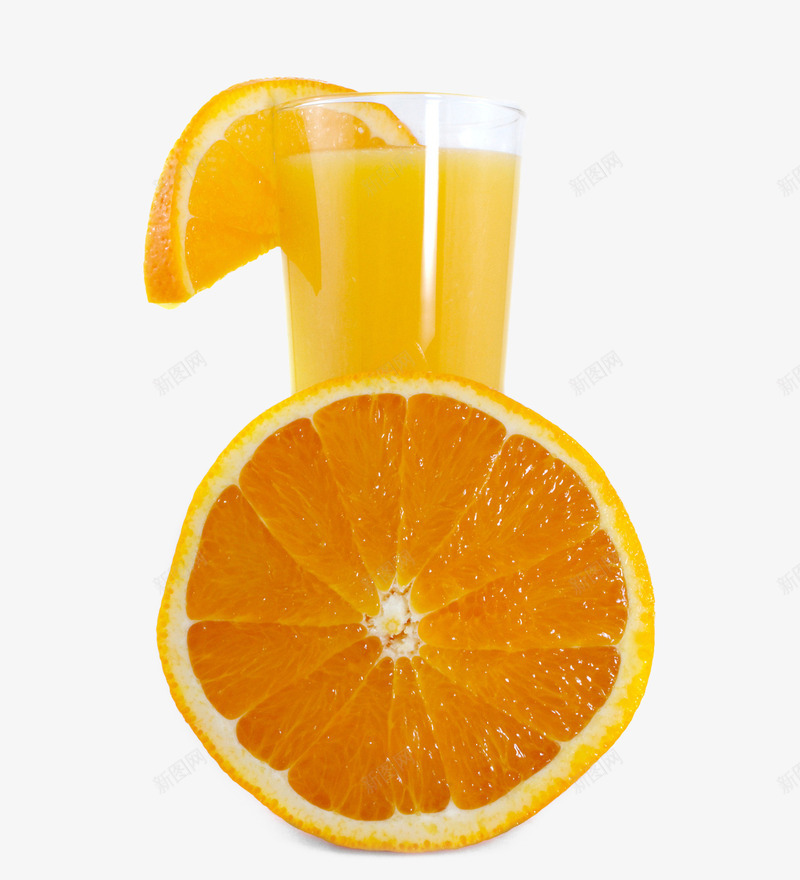 一杯橙汁png免抠素材_新图网 https://ixintu.com 大橙子 榨汁 橘子 水果 黄色