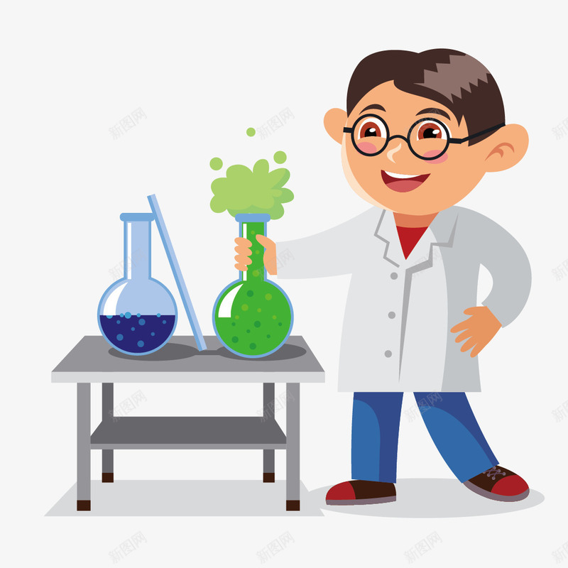 化学老师png免抠素材_新图网 https://ixintu.com 化学 老师 试管