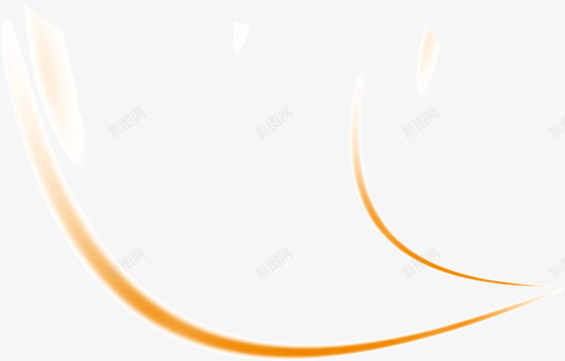 橘色线条装饰图案png免抠素材_新图网 https://ixintu.com 图案 橘色 线条 装饰