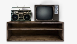 链夋満鐢熺墿怀旧电视机高清图片