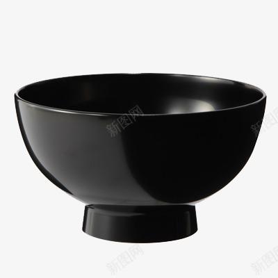 黑色汤碗png免抠素材_新图网 https://ixintu.com 汤碗 碗 食物 餐具 黑色