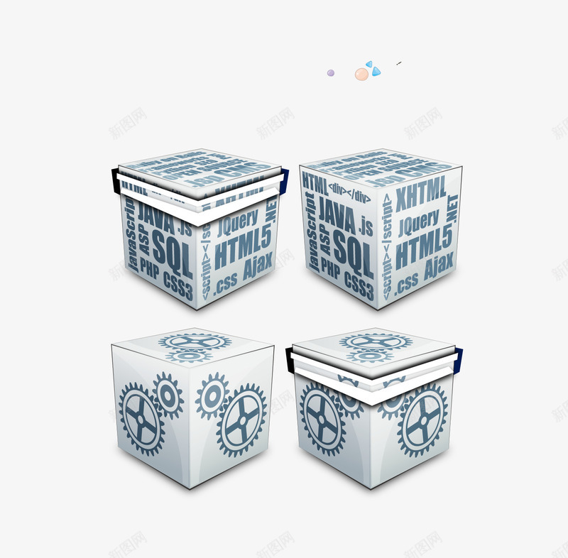 箱子png免抠素材_新图网 https://ixintu.com 正方形 矢量箱子 箱子