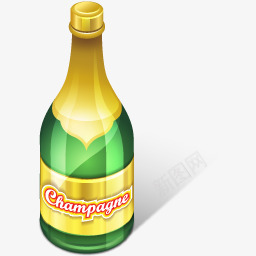 香槟酒瓶图标png_新图网 https://ixintu.com 图标 酒瓶 香槟