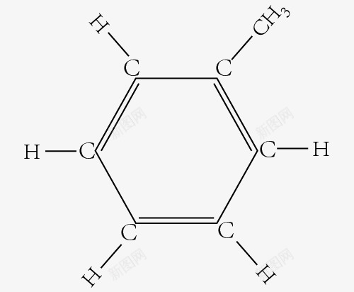 甲苯的分子结构式png免抠素材_新图网 https://ixintu.com 化学教学 字母 甲苯的分子结构式 甲苯结构简式 示意图 高分子