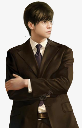 手绘眼镜侧看男子png免抠素材_新图网 https://ixintu.com 侧看 手绘 男子 眼镜