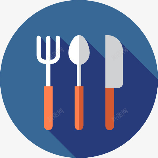 餐具图标png_新图网 https://ixintu.com 五金 刀 勺子 叉 器皿 工具 露营 食品和餐厅 餐具