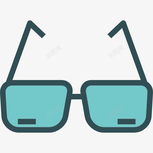 眼镜图标png_新图网 https://ixintu.com 光学眼镜 杂 眼科 眼镜 视觉