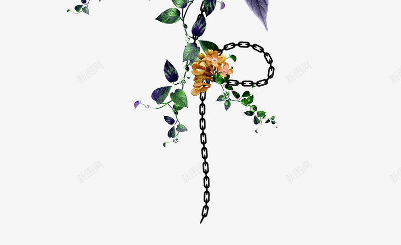 花卉装饰贴图png免抠素材_新图网 https://ixintu.com 植物 花卉 蓝紫色