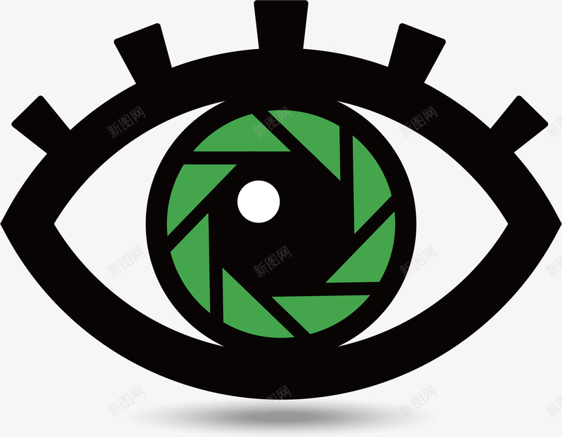 手绘眼镜图标矢量图ai_新图网 https://ixintu.com LOGO logo设计理念 图标 手绘 标志 眼镜 矢量图