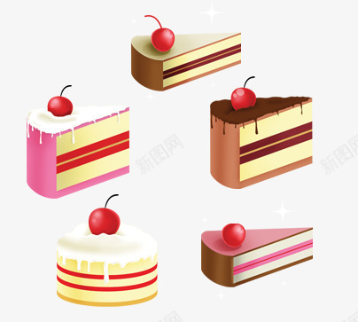 卡通蛋糕甜品图标图标