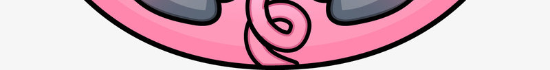 粉色卡通小猪装饰图案png免抠素材_新图网 https://ixintu.com 免抠PNG 卡通 小猪 粉色 装饰图案