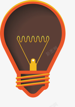 勘察创意日常用品灯泡矢量图图标高清图片