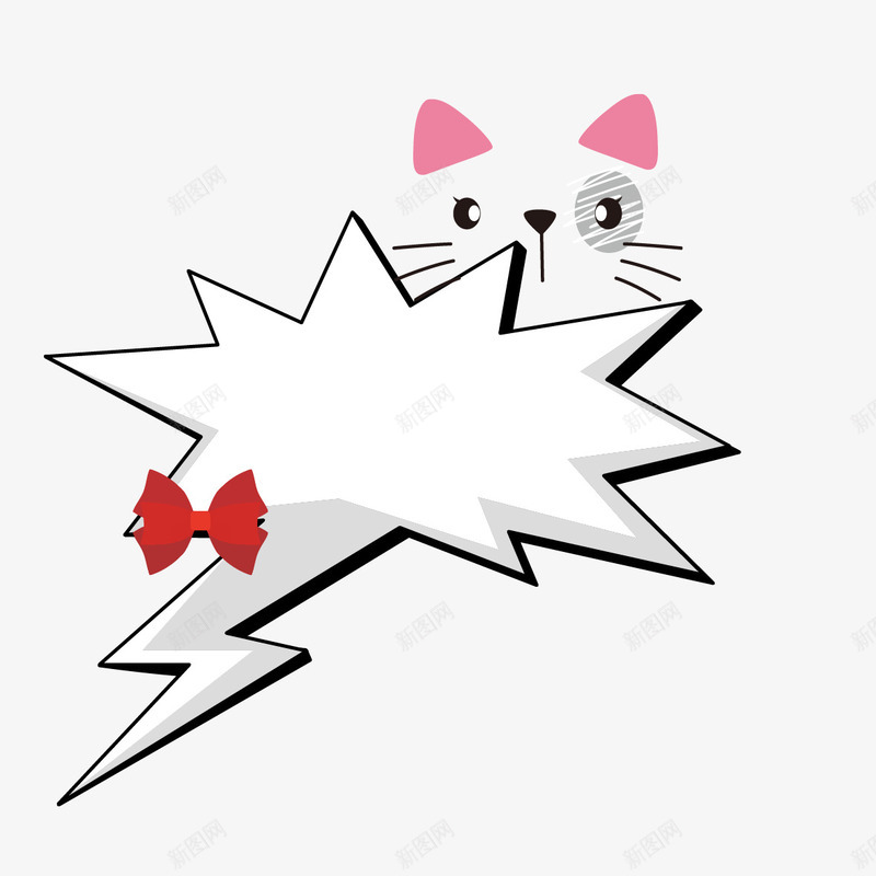 动物边框png免抠素材_新图网 https://ixintu.com PNG图形 PNG装饰 卡通 猫咪 装饰 边框