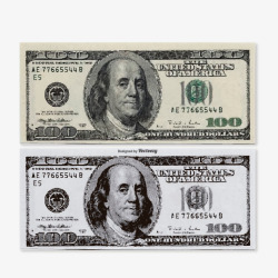 美元钞票免费矢量图素材