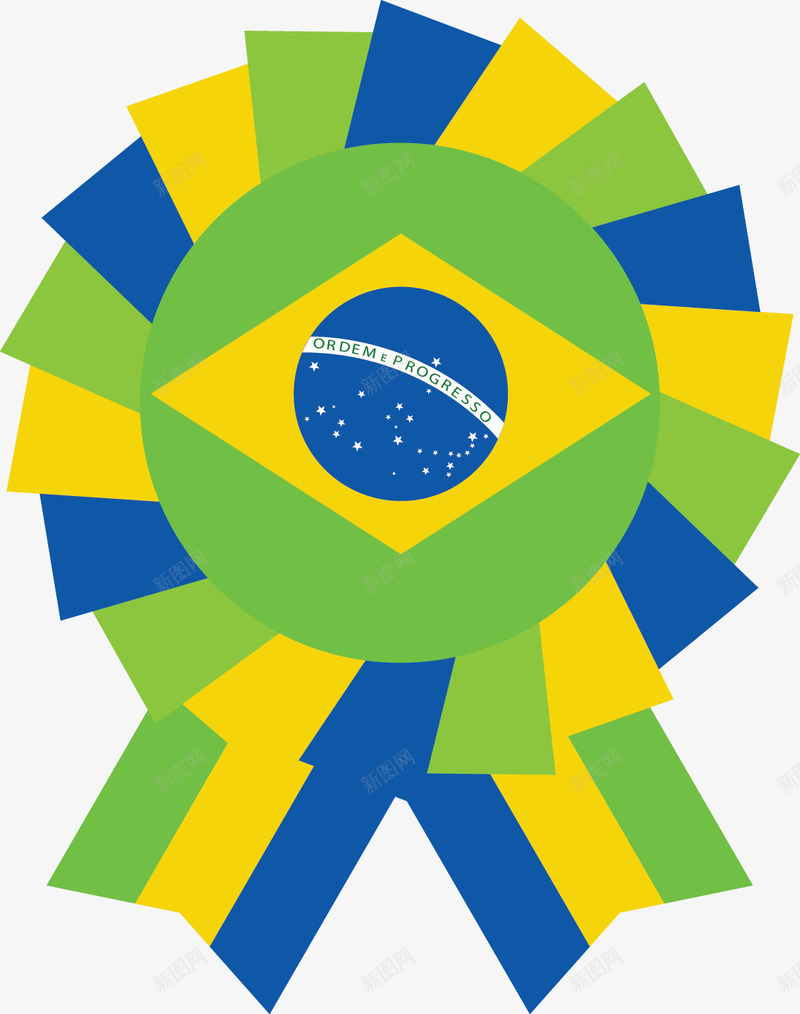 巴西国旗徽章png免抠素材_新图网 https://ixintu.com 国旗 巴西 徽章 装饰