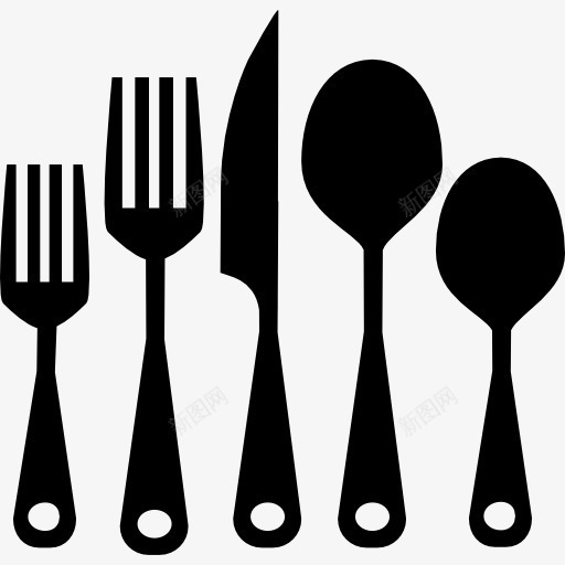 餐具厨房设置图标png_新图网 https://ixintu.com 刀 包装 匙 厨具 厨房 厨房用具 叉 工具 工具和 餐具