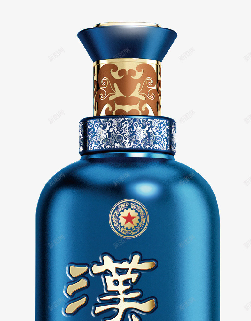 汉酱酒蓝瓶瓷瓶酒瓶png免抠素材_新图网 https://ixintu.com 汉酱酒 瓷瓶 蓝瓶 酒瓶