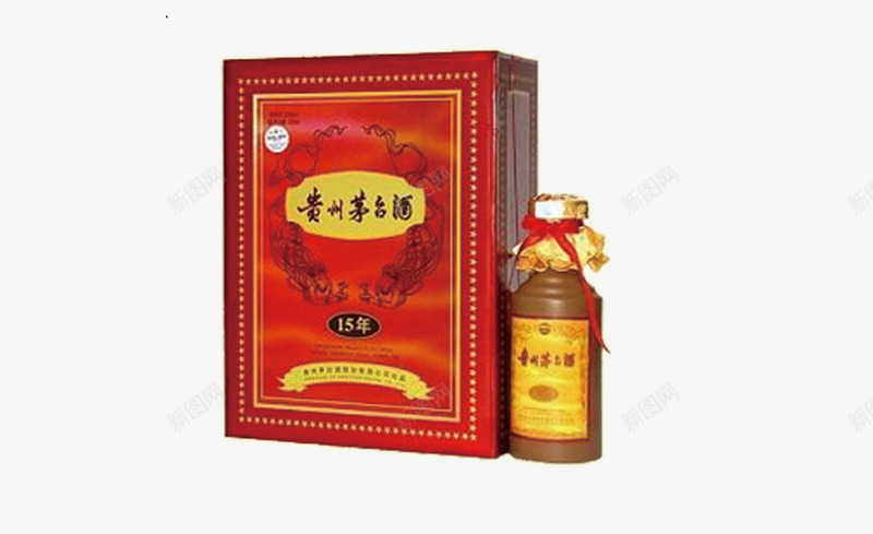 贵州茅台酒png免抠素材_新图网 https://ixintu.com 白酒 贵州茅台酒 酒瓶