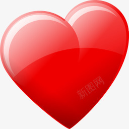 红色的心型收藏夹图标png_新图网 https://ixintu.com 心 心型 心形 红心