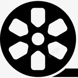 带轮电影胶片电影的工具图标高清图片